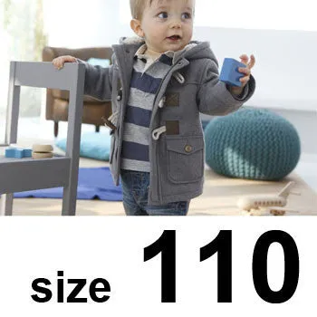 2016 New Baby Boys Jacket Winter Clothes 2 Color Outerwear Coat Cotton Thick Kids Snowsuit Clothes Children Clothing With Hooded