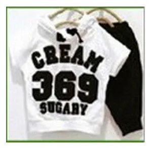 2016 summer 369 digital & National flag children clothing set kids clothes for boys & girls sport suits T-shirt hoodies pant