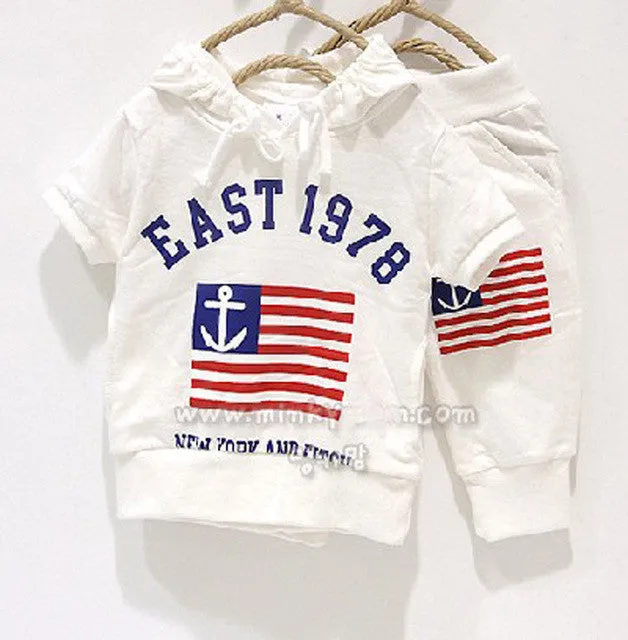 2016 summer 369 digital & National flag children clothing set kids clothes for boys & girls sport suits T-shirt hoodies pant