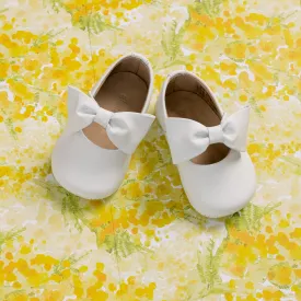 Baby Ballerina with Bow White