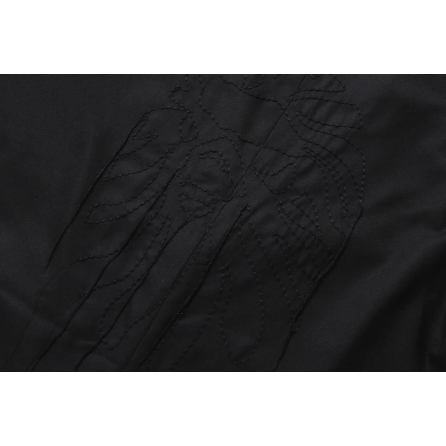 BAPE BLACK APE HEAD DISTRESSED OVERCOAT MENS