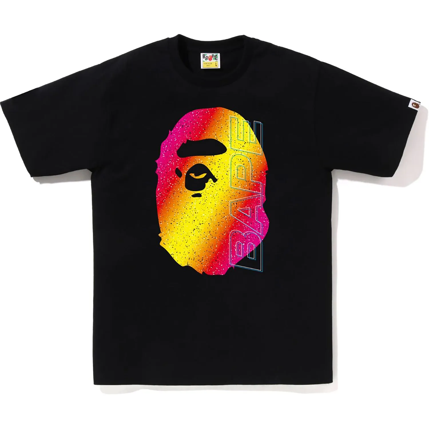 BAPE ELECTRO NEON TEE MENS