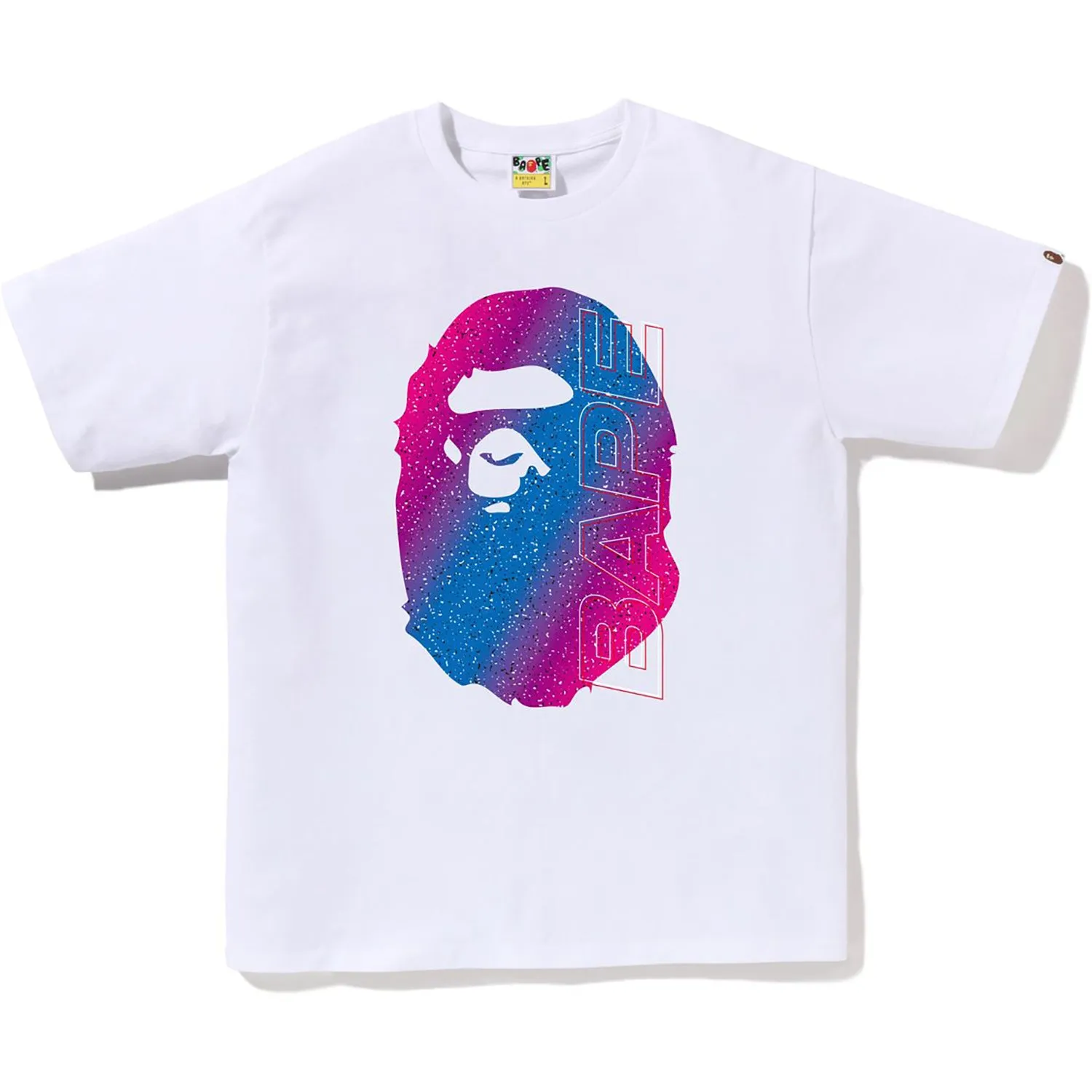 BAPE ELECTRO NEON TEE MENS