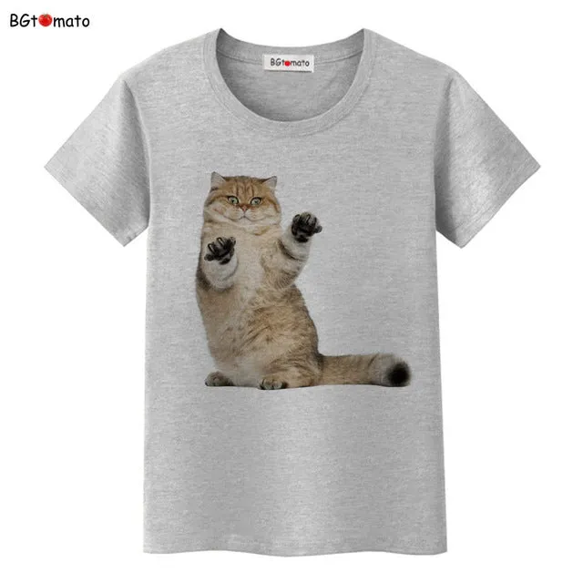 BGtomato Super cute 3D cats T-shirt women lovely cool summer clothes Good quality comfortable tops casual tees brand shirts