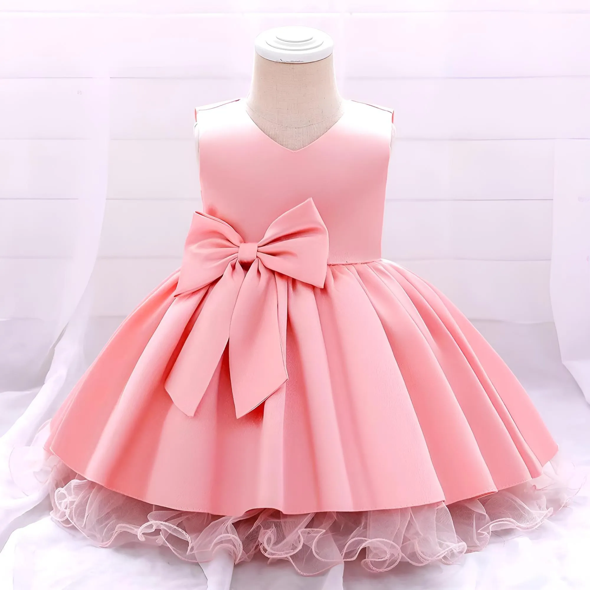 Big Bow Dresses for Girls