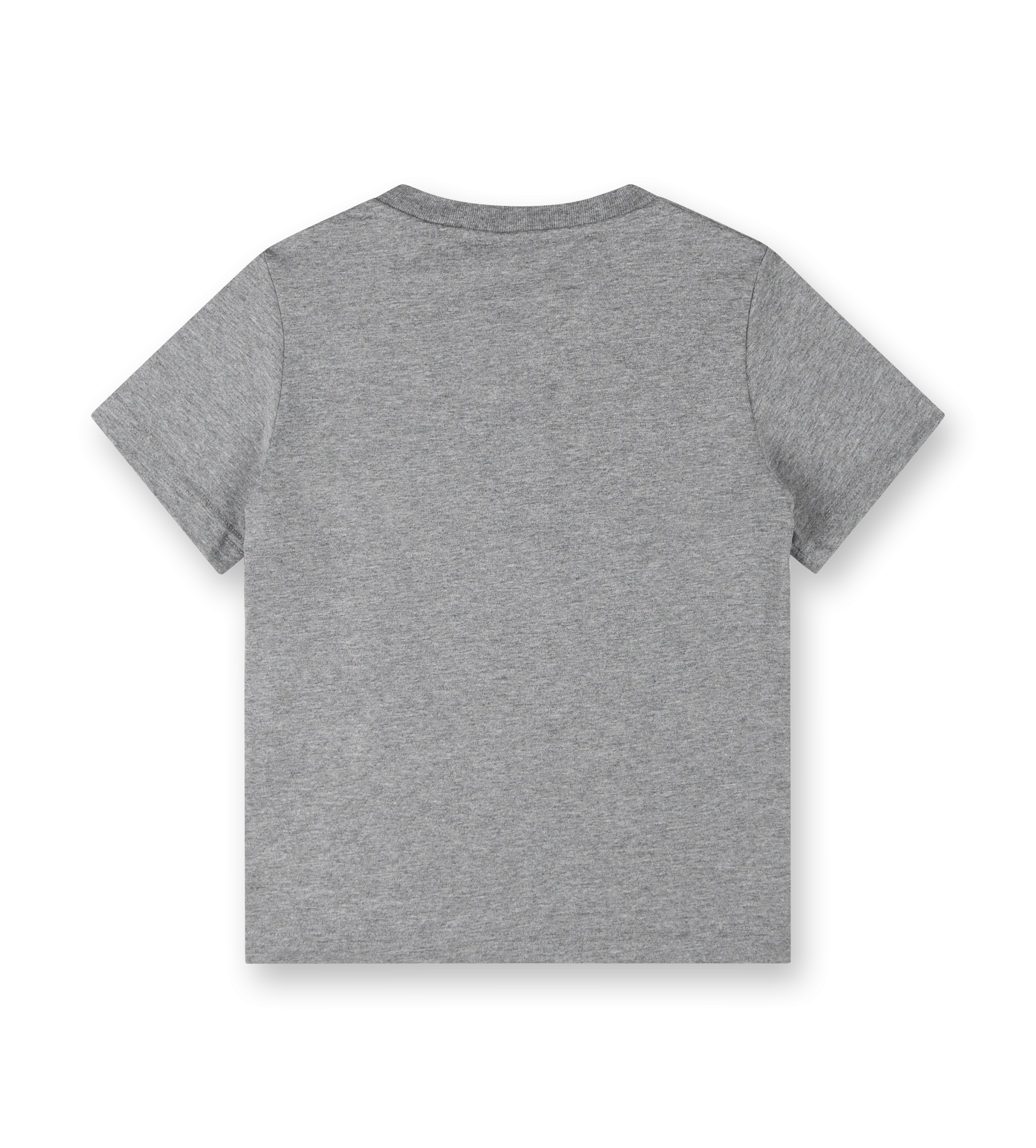 Blue Logo T-shirt Grey Melange