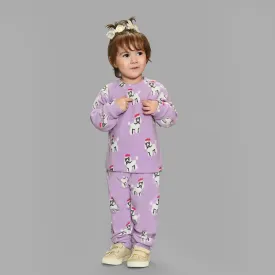 Bonjour Poodle Printed Slumber Set