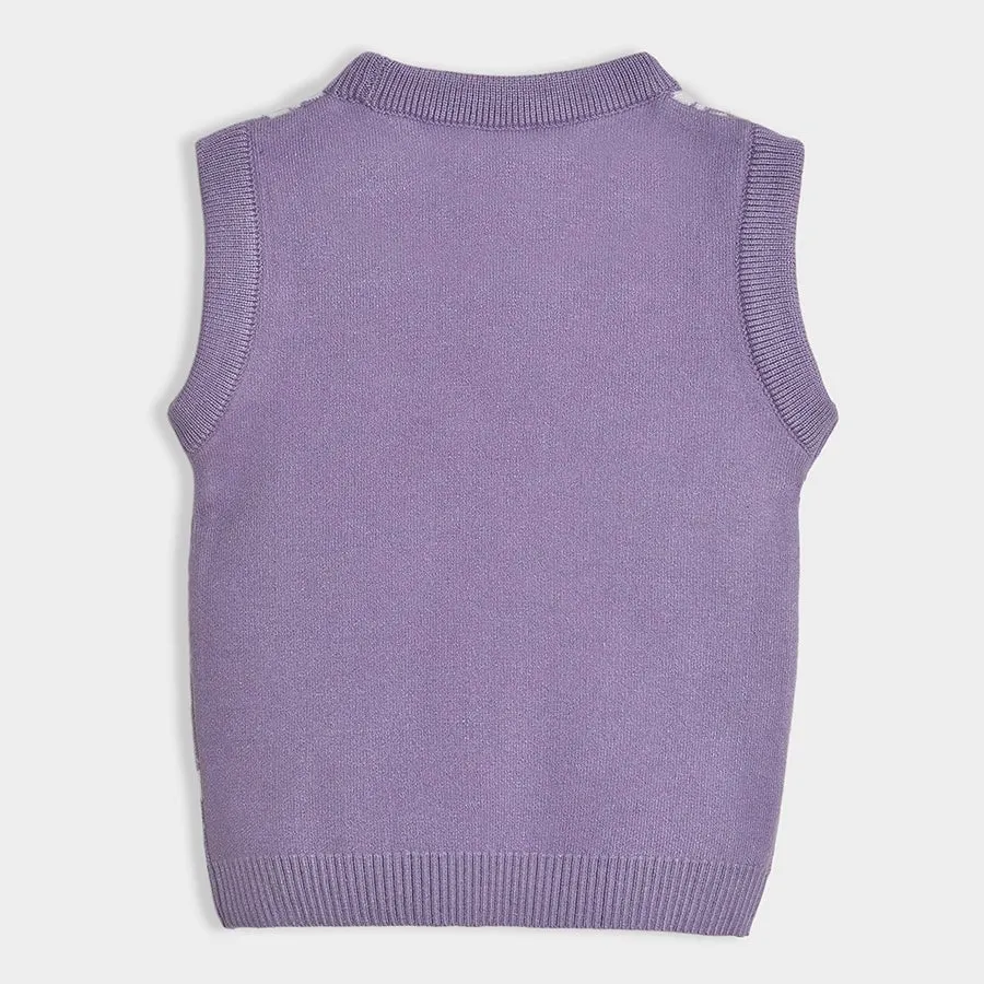 Bonjour Violet Knitted Sweater