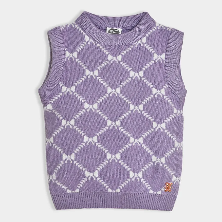 Bonjour Violet Knitted Sweater