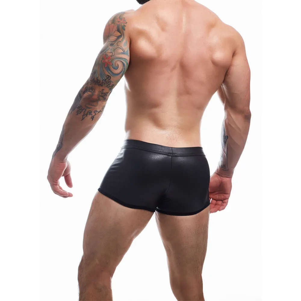 C4M BL4CK Peekaboo Mini Pants - Leatherette