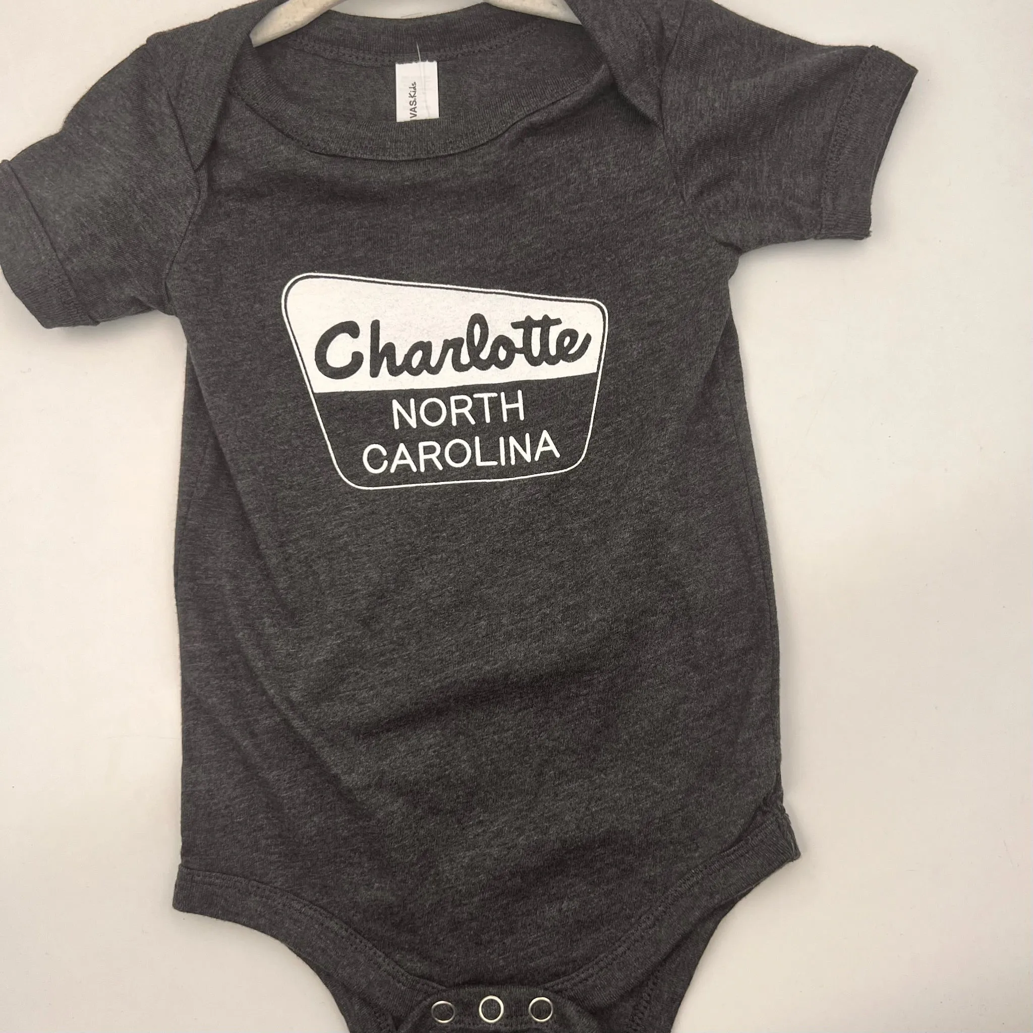 Charlotte Onesie in Gray by Anna Gelbach