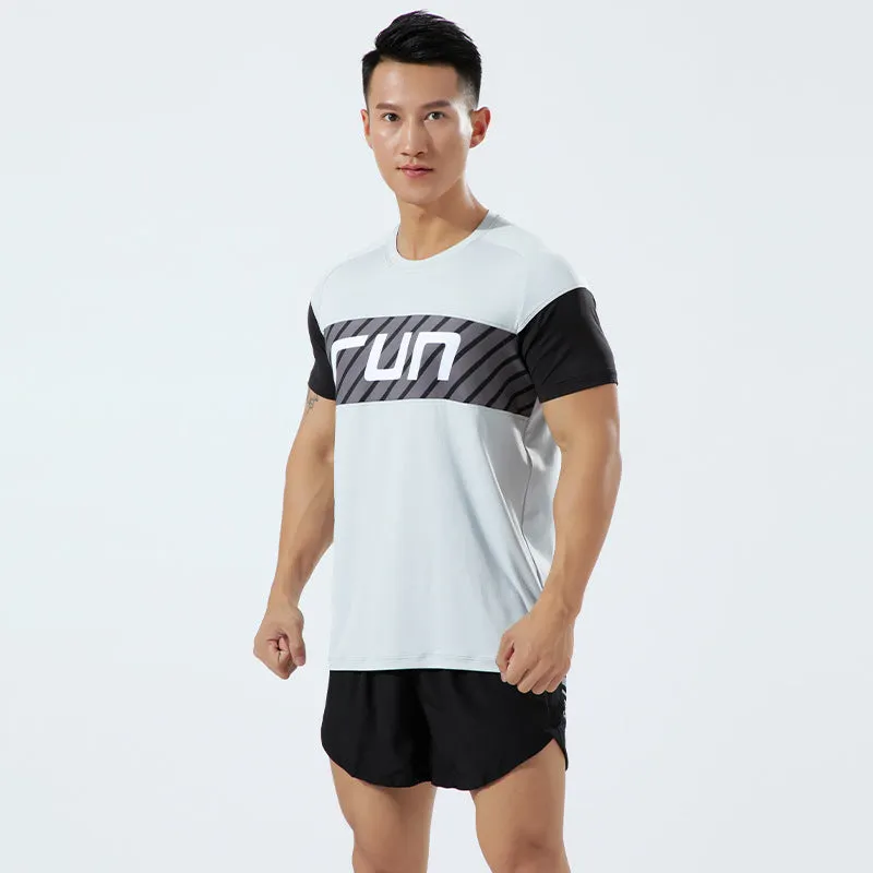 Custom High Quality Training Gym Sport Shirt Tops Quick Dry Men Running T- Shirt Manufacturer