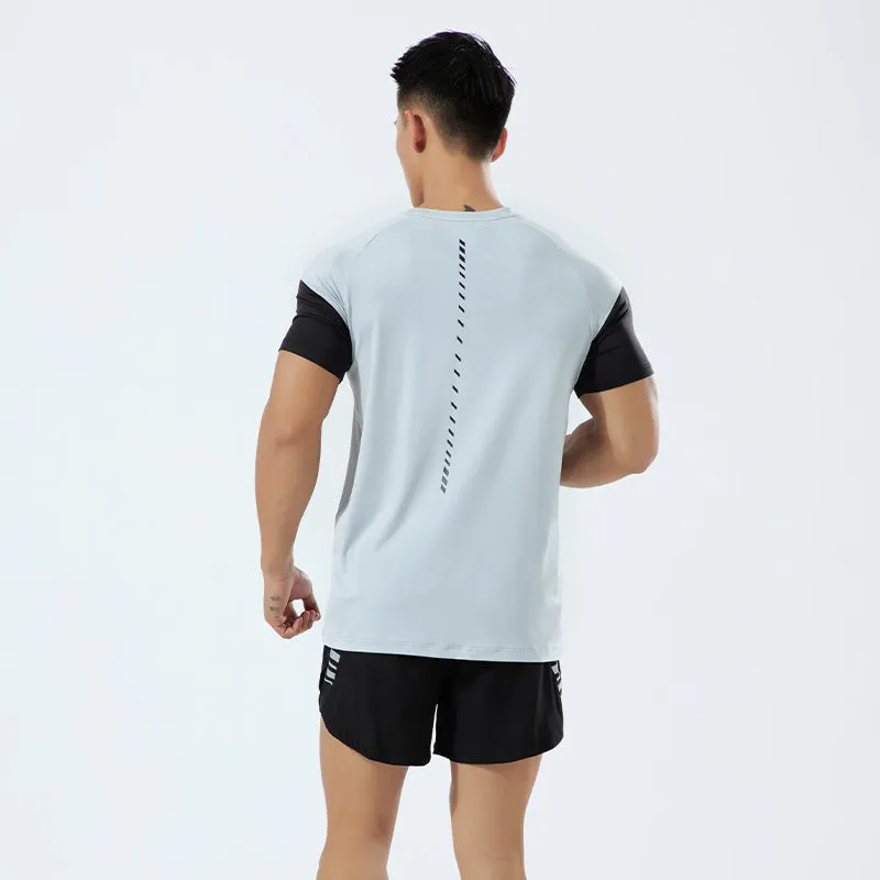 Custom High Quality Training Gym Sport Shirt Tops Quick Dry Men Running T- Shirt Manufacturer