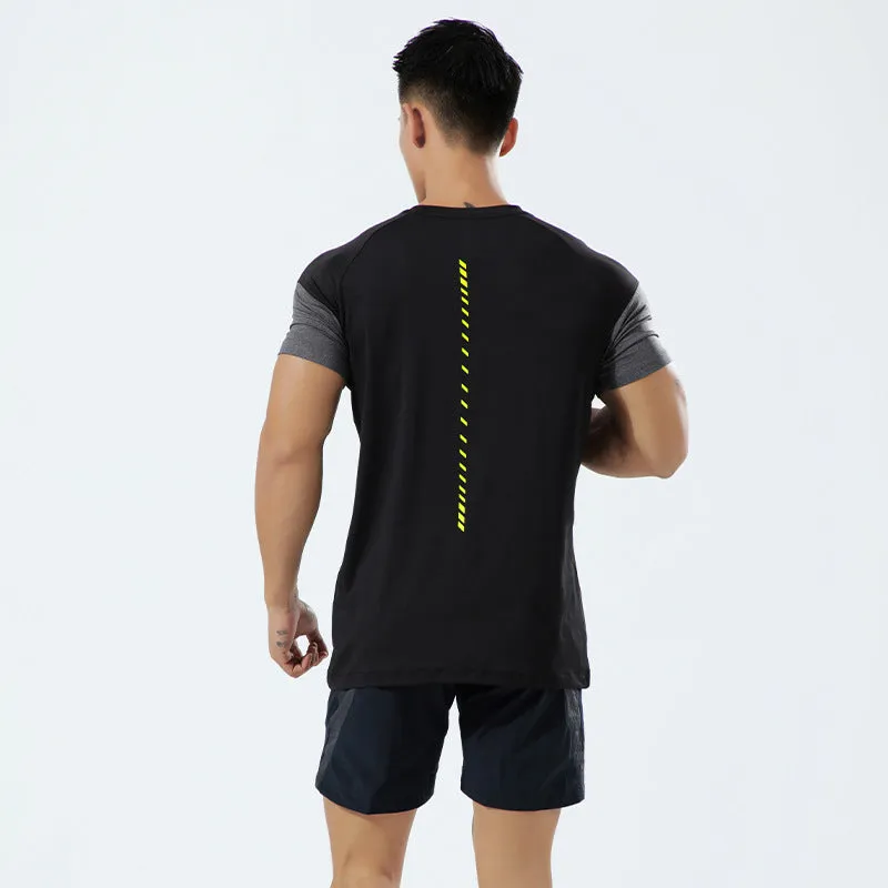 Custom High Quality Training Gym Sport Shirt Tops Quick Dry Men Running T- Shirt Manufacturer