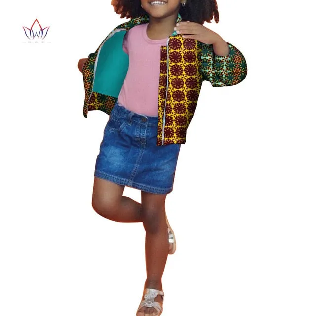 Dashiki winter girl jackets