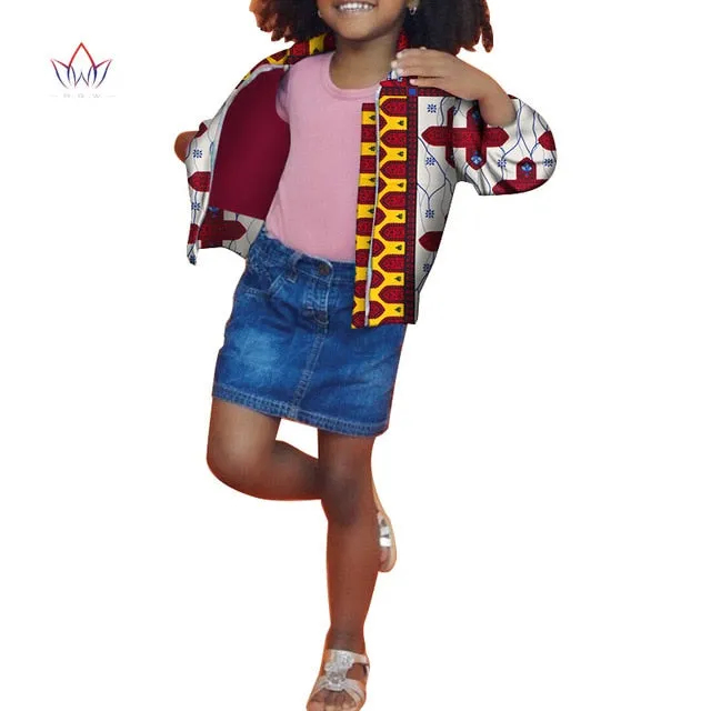 Dashiki winter girl jackets