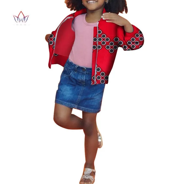 Dashiki winter girl jackets