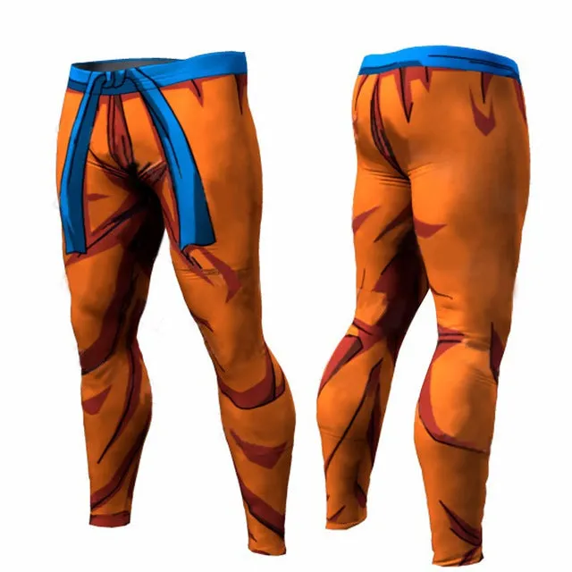 Dragon Ball Pants Compression Trousers  Fitness Quick Dry Pant Tight 3D Dragon Ball Z Anime Men Vegeta Goku Pant ZOOTOP BEAR