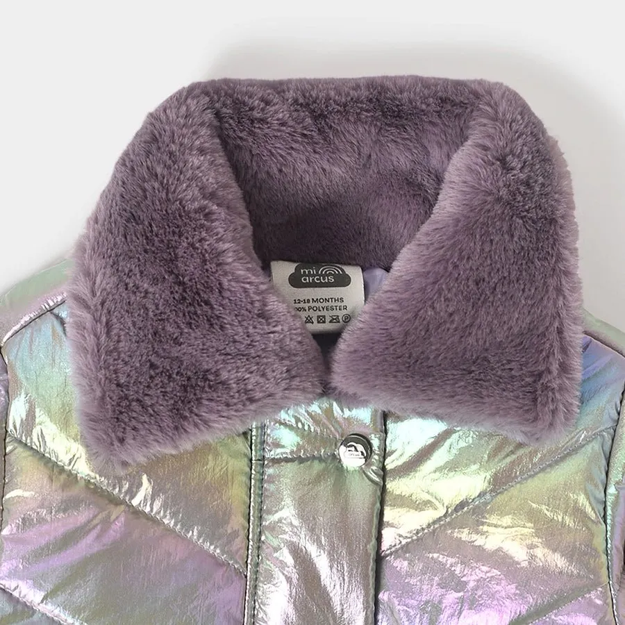 Farm Friends Purple Winter Jacket