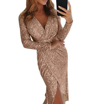 Gilded Glow Bodycon