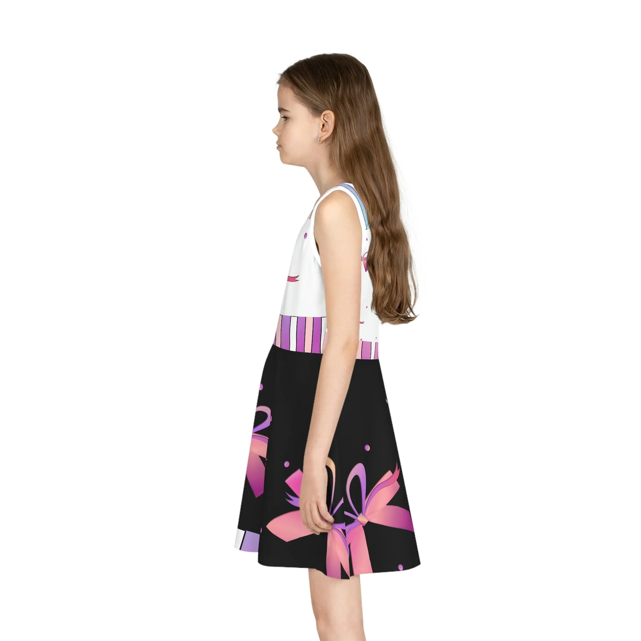 Girls' Sleeveless Sundress (AOP) MACIE