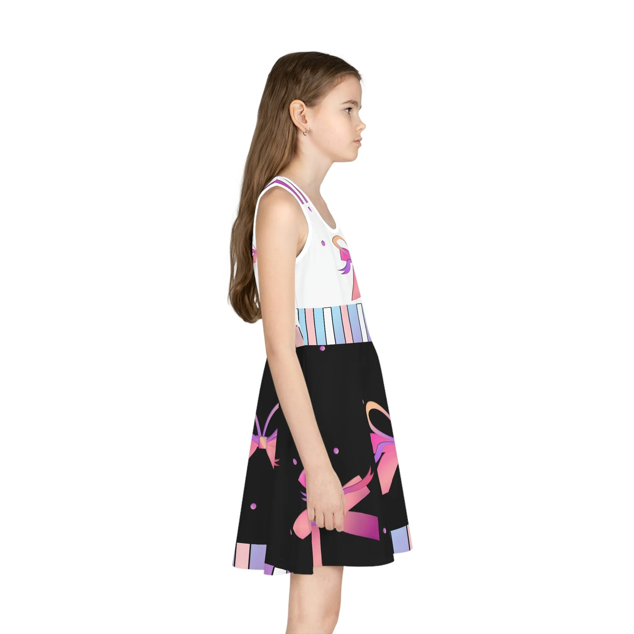 Girls' Sleeveless Sundress (AOP) MACIE