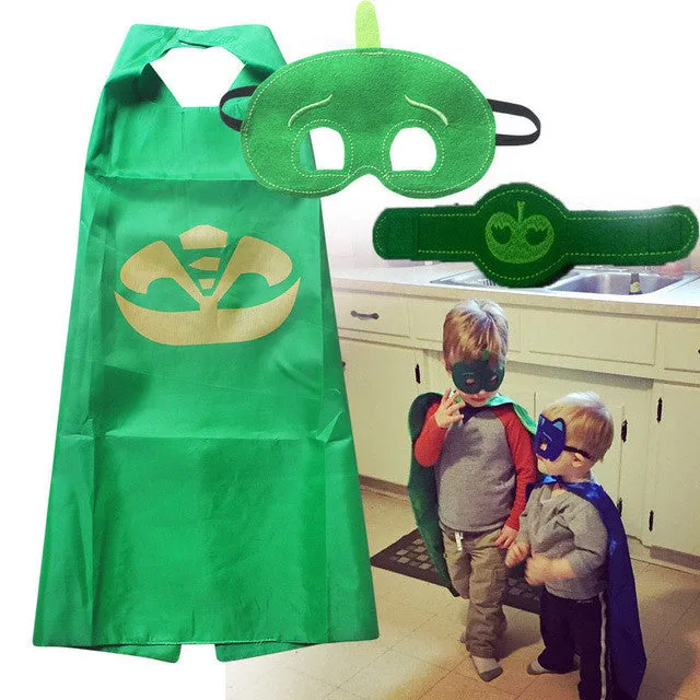 halloween Costume for kids gift Catboy Owlette Masks Cape infant Clothing Set Boys Party Cosplay Disfraces Carnival present