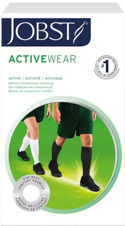 Jobst ActiveWear, 15-20 mmHg, Knee High, Closed Toe