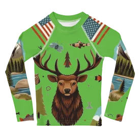 Kids Rash Guard Thermal Designed By Tucker Lee