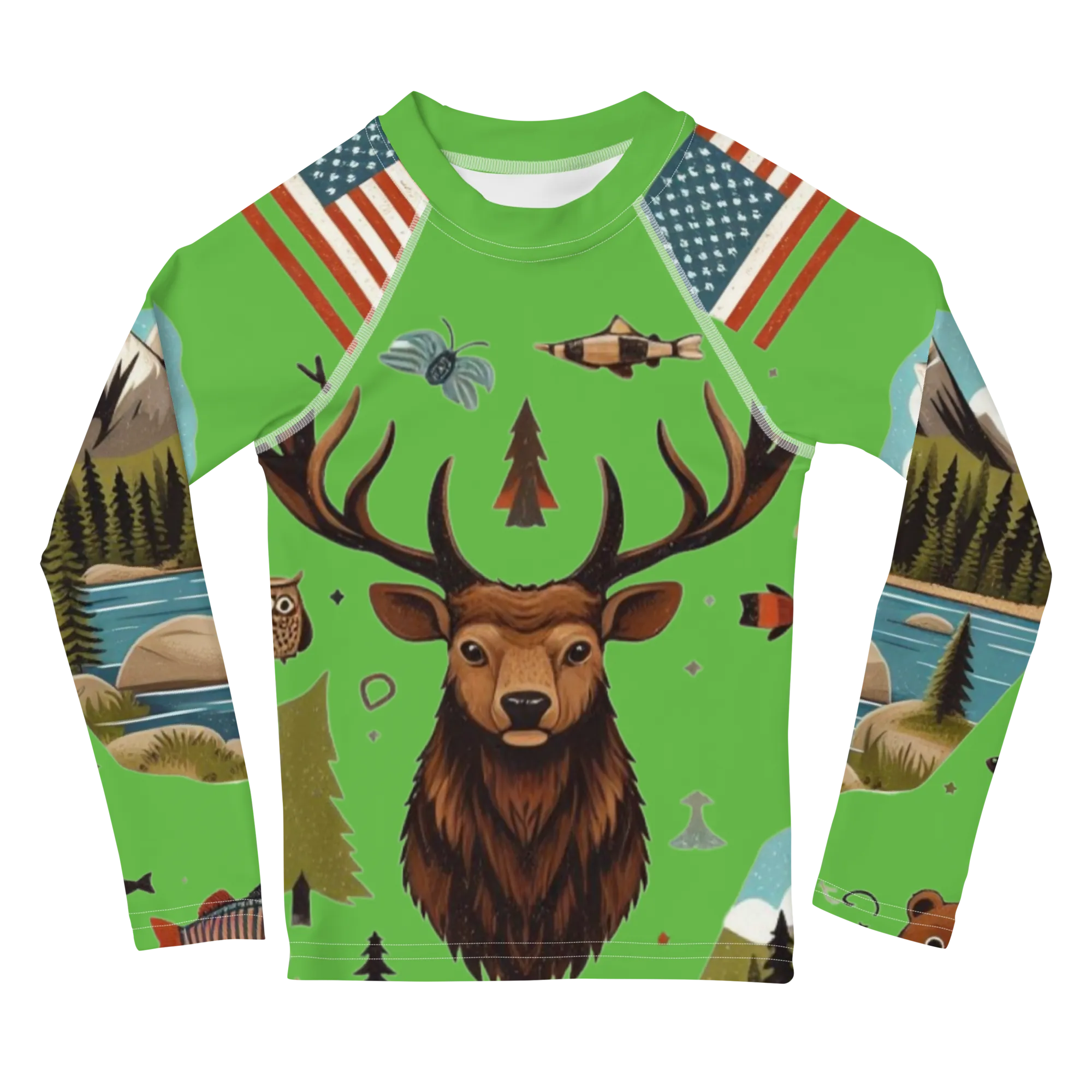 Kids Rash Guard Thermal Designed By Tucker Lee