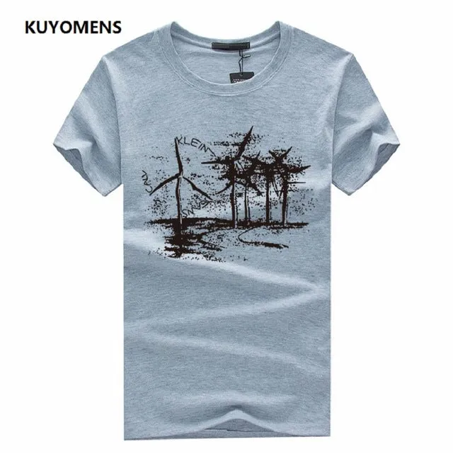 KUYOMENS Brand Men's Short Sleeve t-shirts Plus Size Tee Shirts Homme Men T Shirts Summer Male TShirts Camiseta T shirt Homme