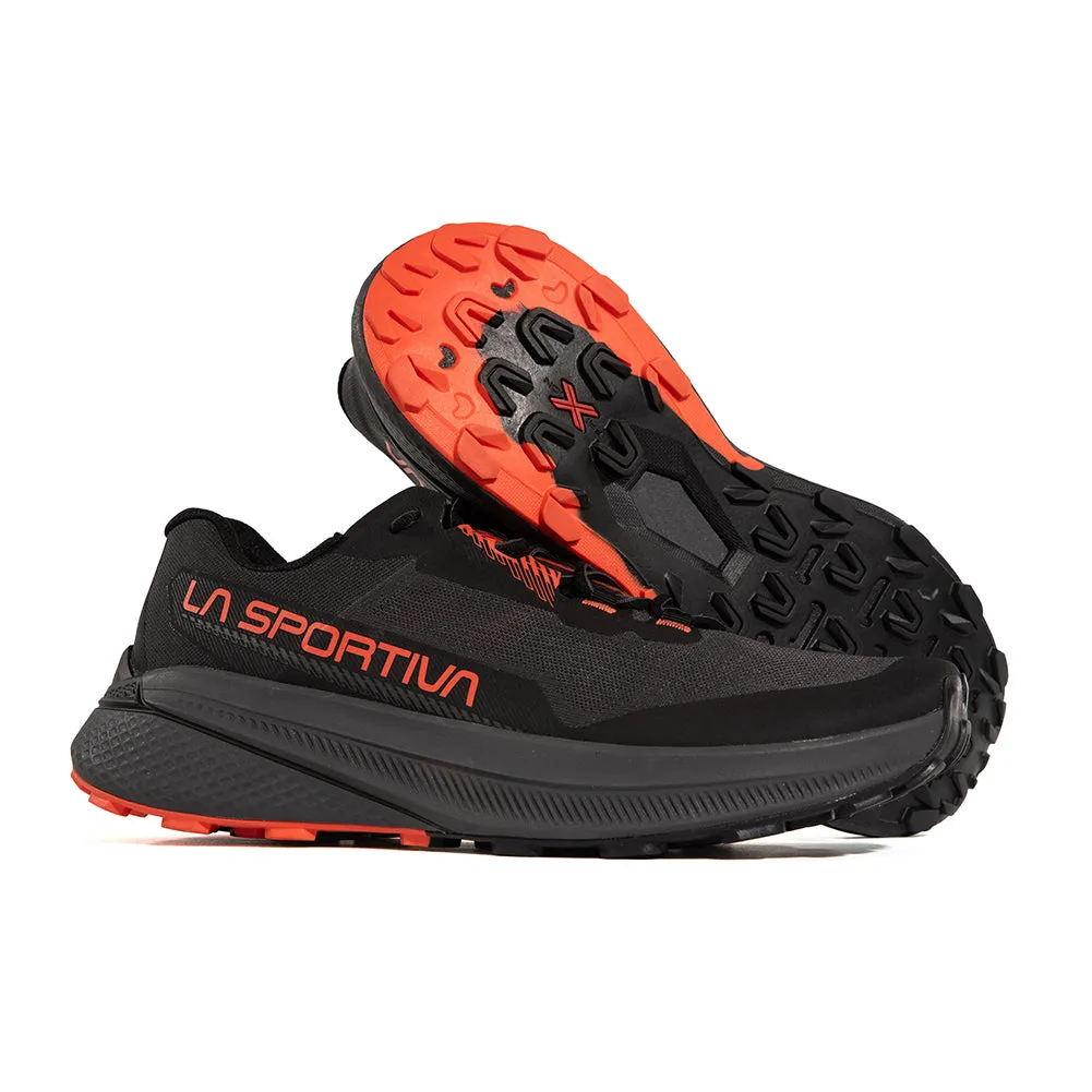 La Sportiva Prodigio Color: Carbon/Cherry Tomato