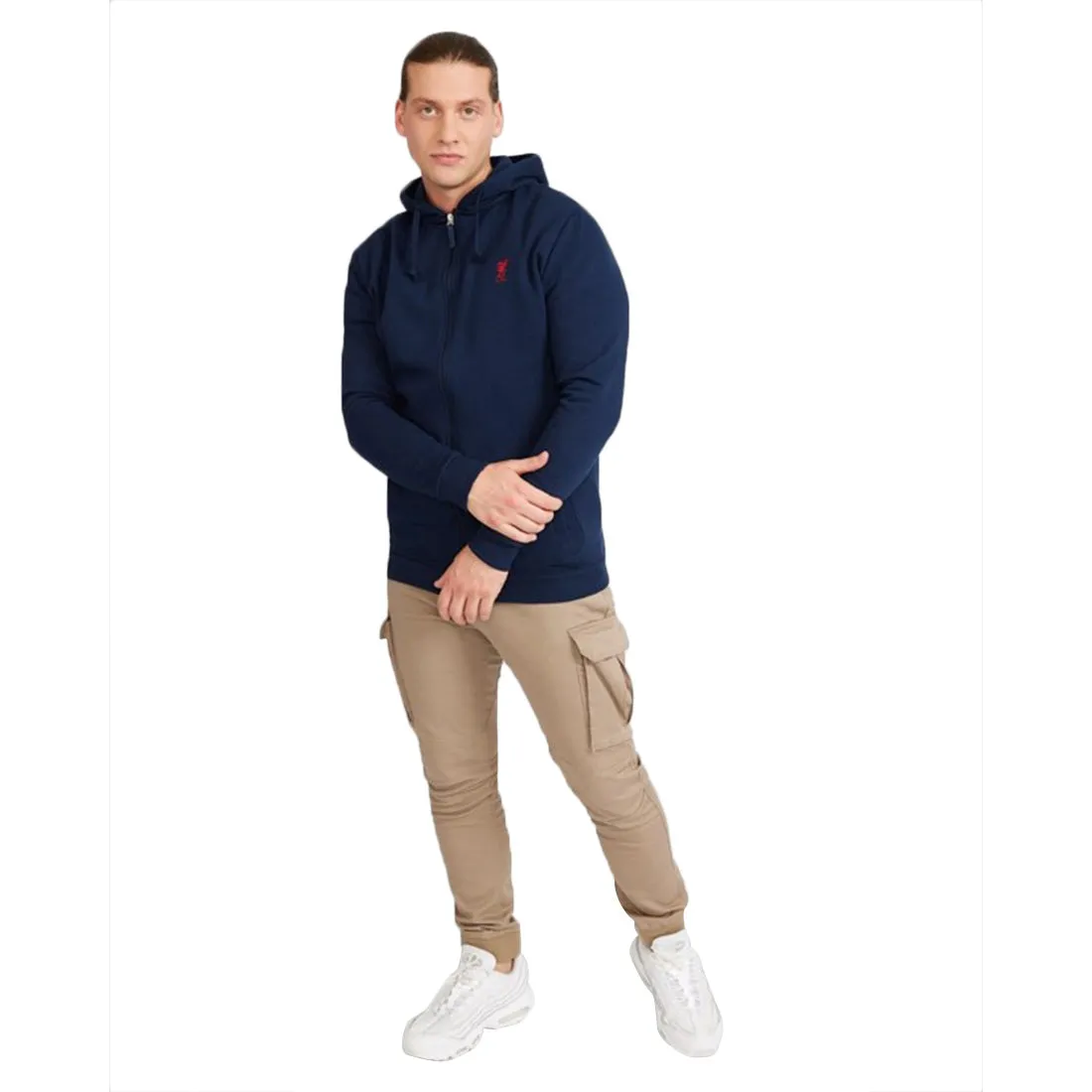 LFC ZIP THROUGH HOODY  NAVY