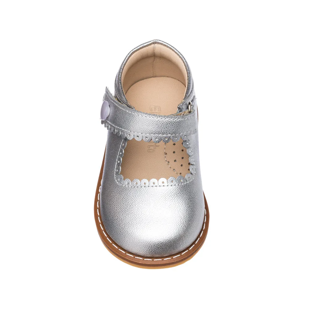 Mary Jane Toddler Silver