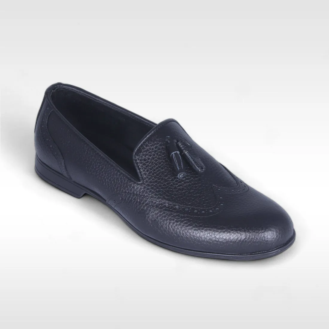 Men  shoes / 100 % genuine leather/ black -8761