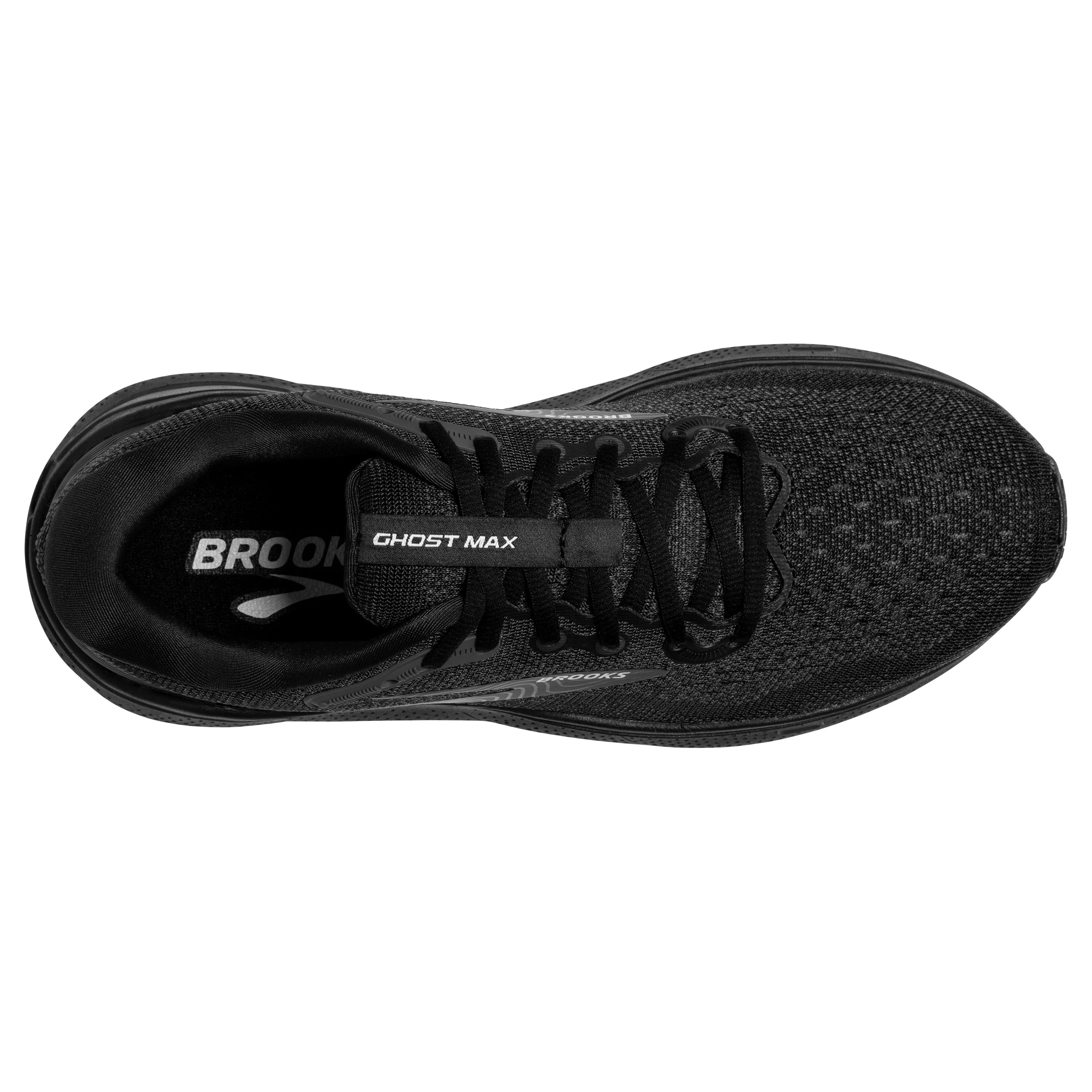 Men's Brooks Ghost Max Color: Black/ Black/ Ebony