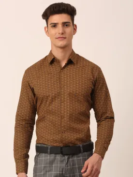 Men'S  Cotton Printed Formal Shirts