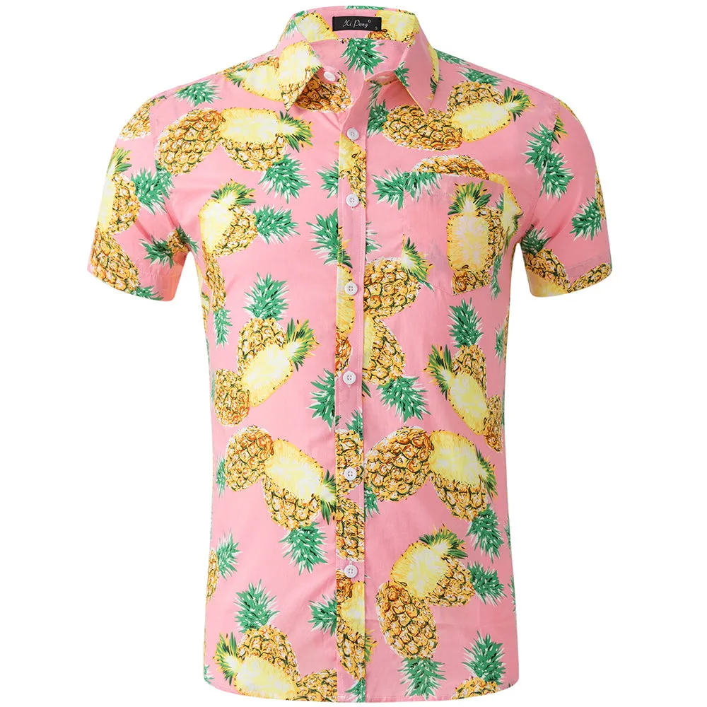 Men's Hawaiian Shirt Short Sleeve Shirts