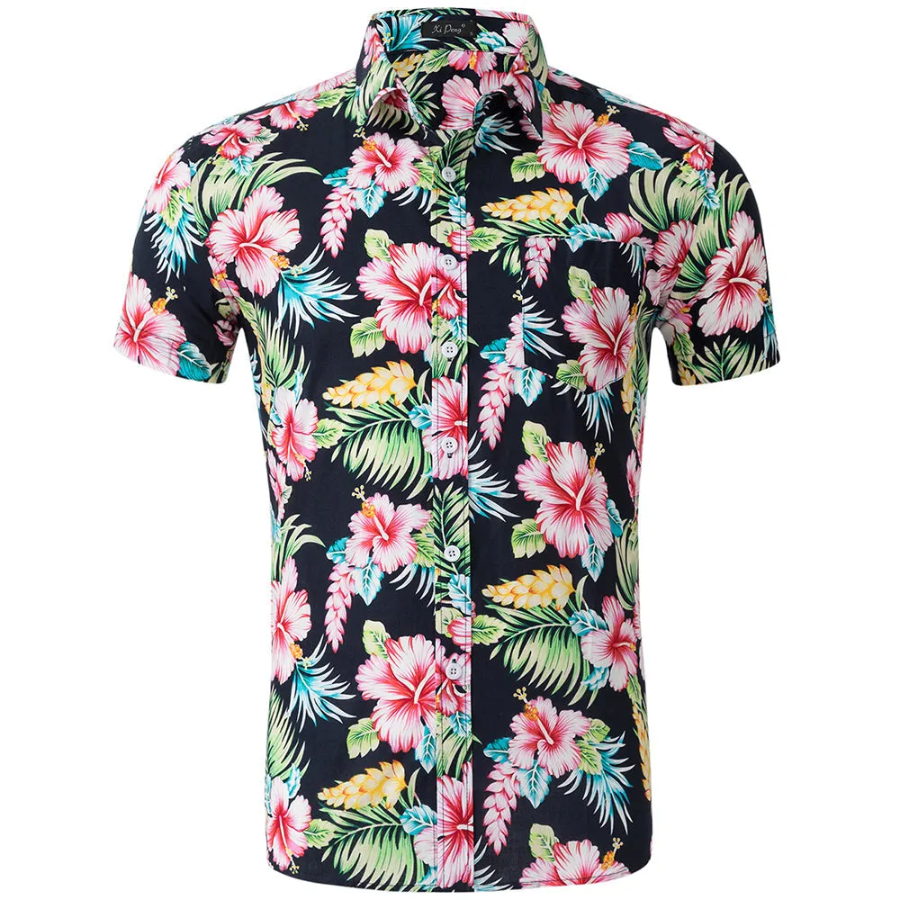 Men's Hawaiian Shirt Short Sleeve Shirts