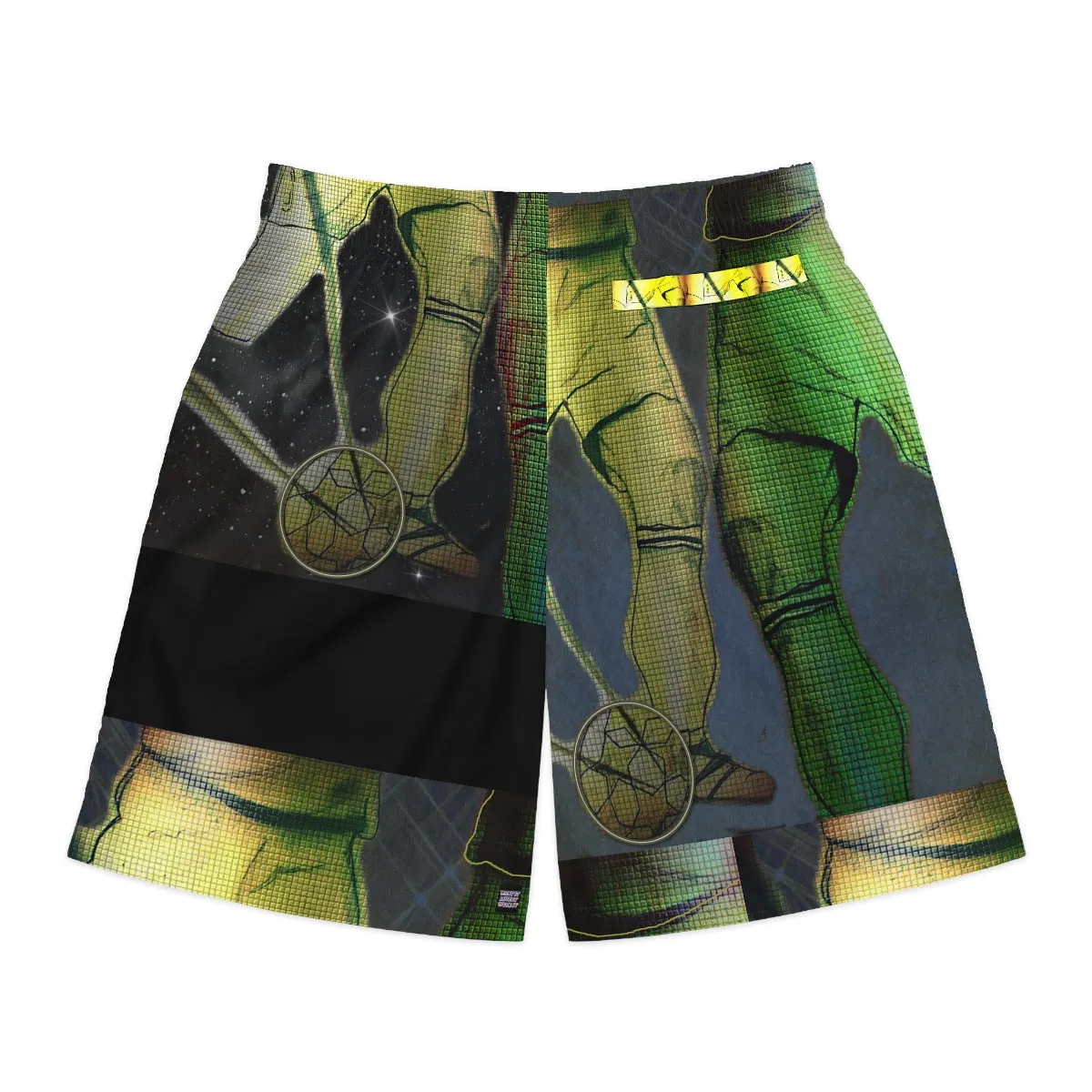 Men's Jogger Shorts (AOP) FOOTBALL