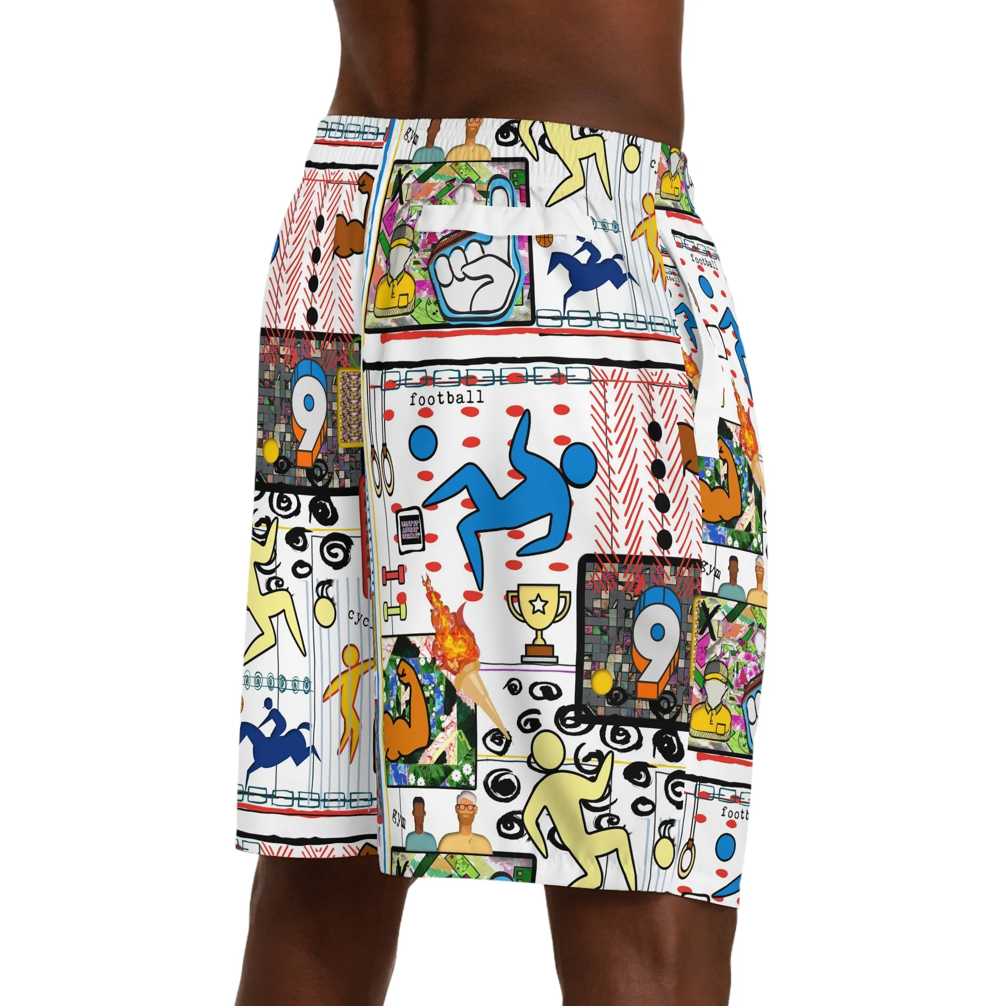 Men's Jogger Shorts (AOP) SPORTY