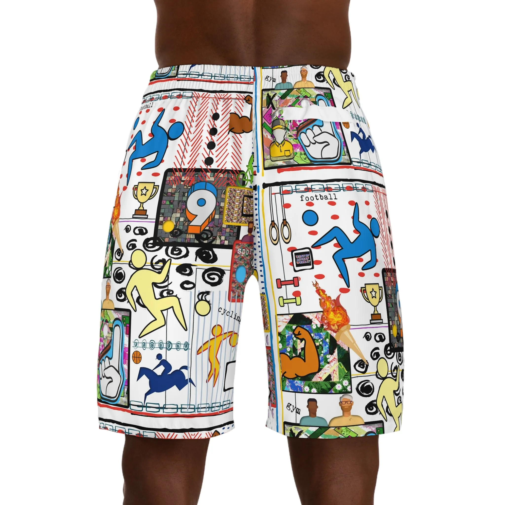 Men's Jogger Shorts (AOP) SPORTY