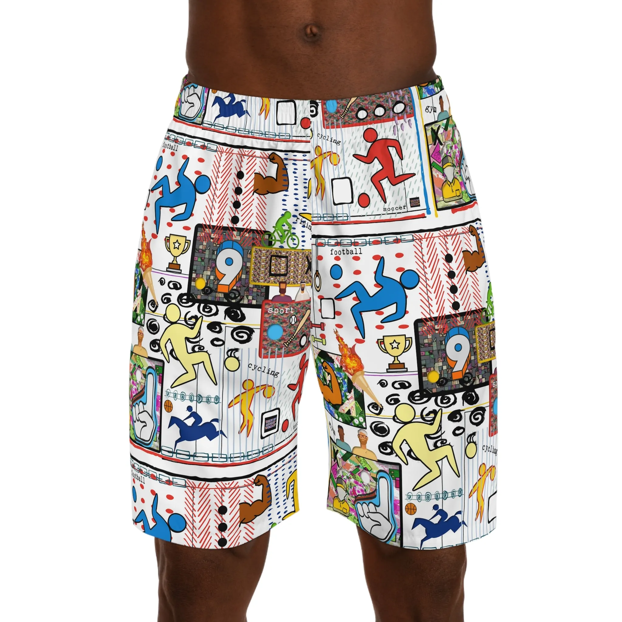 Men's Jogger Shorts (AOP) SPORTY