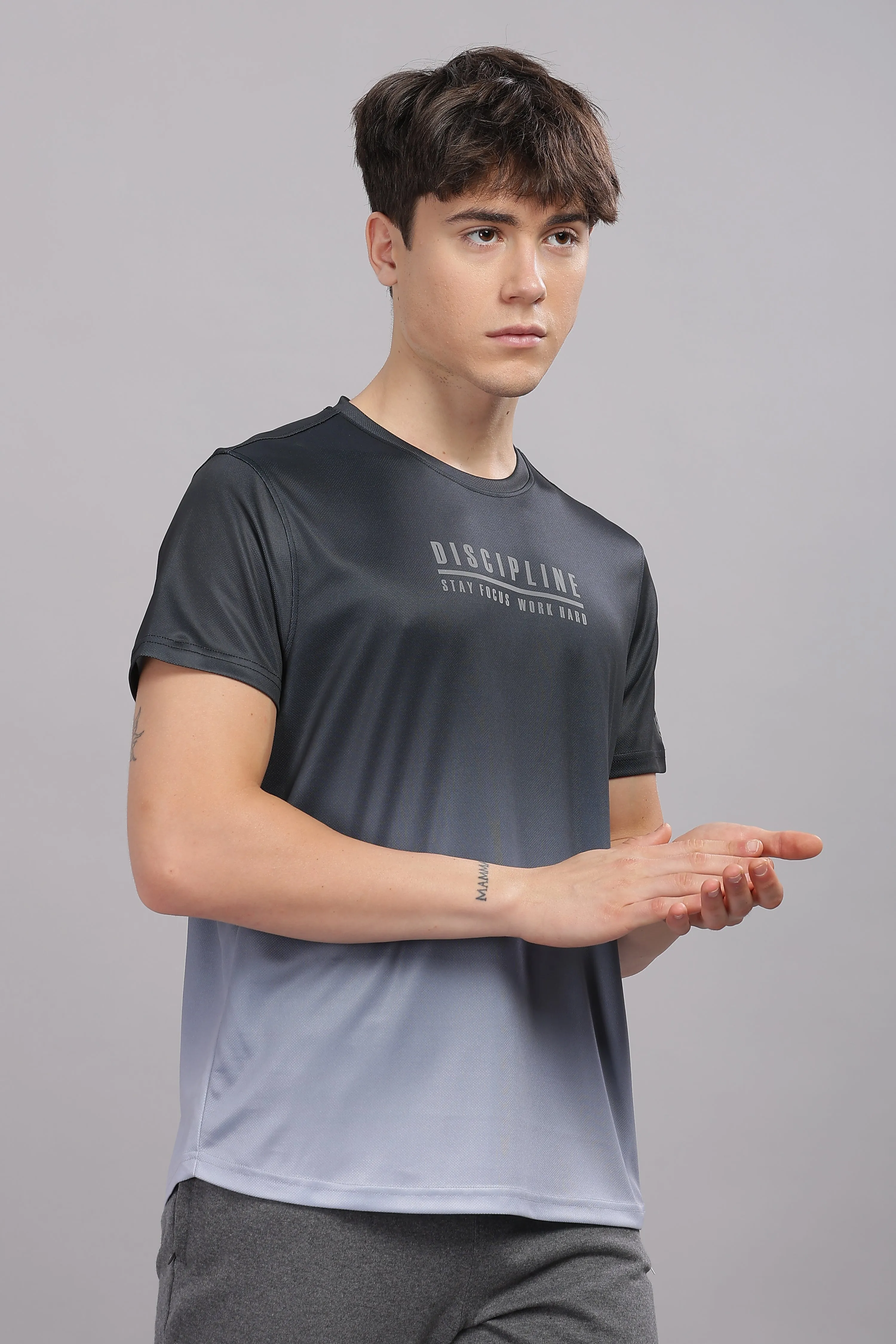 Men's Ultra Smooth Activewear T Shirt (Grey)