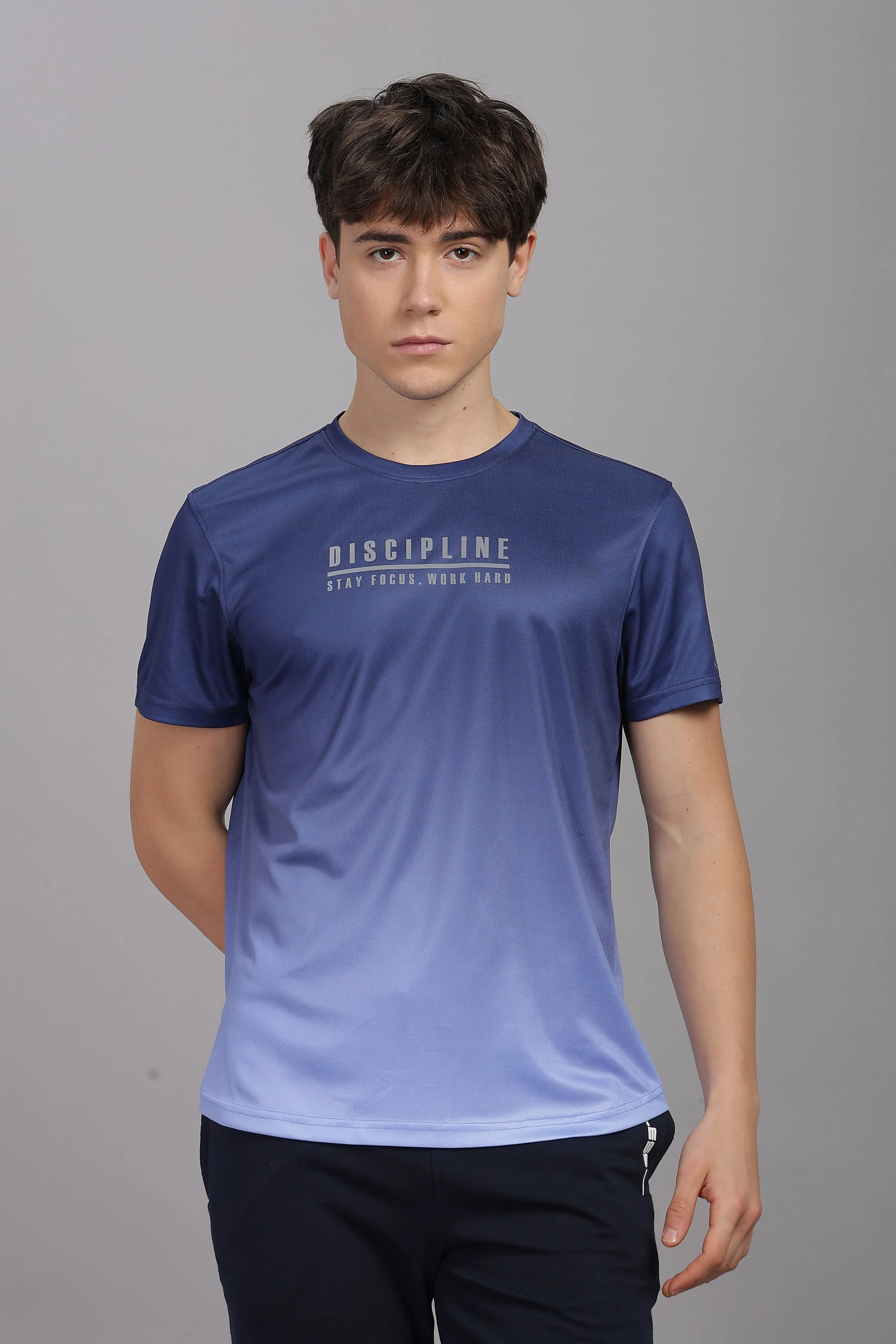 Men's Ultra Smooth Activewear T Shirt (Navy)