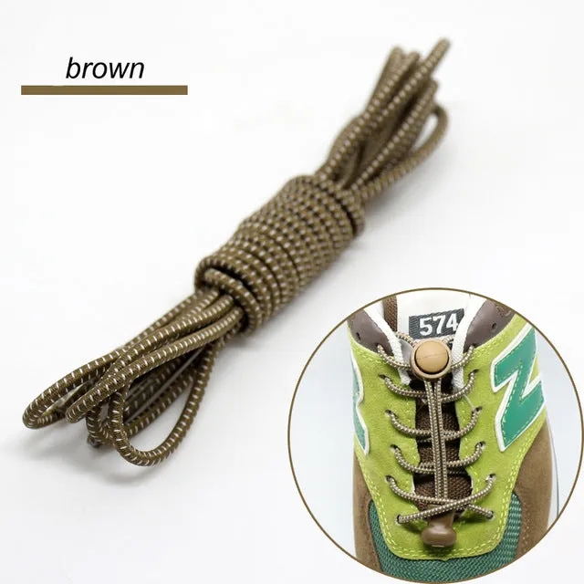 No Tie Elastic Shoelace Locking Shoe Laces Shoestrings Running Triathlon Sports Laces Hiking Shoelaces Children Elastic Shoelace