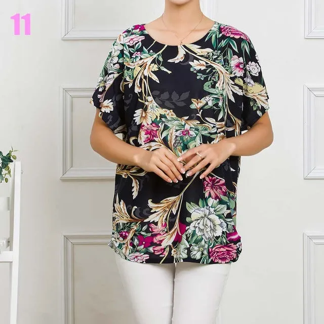 Pinky Is Black New Summer Plus Size Women Print T Shirt Roupas Femininas Blusas Tops Women Short Sleeve Bats Tees Women Clothing