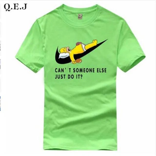 Q.E.J 2016 New Letter Print T Shirt Mens Black And White Comic Con Cosplay T-shirts Summer Skateboard Tee Boy Skate Tshirt Tops