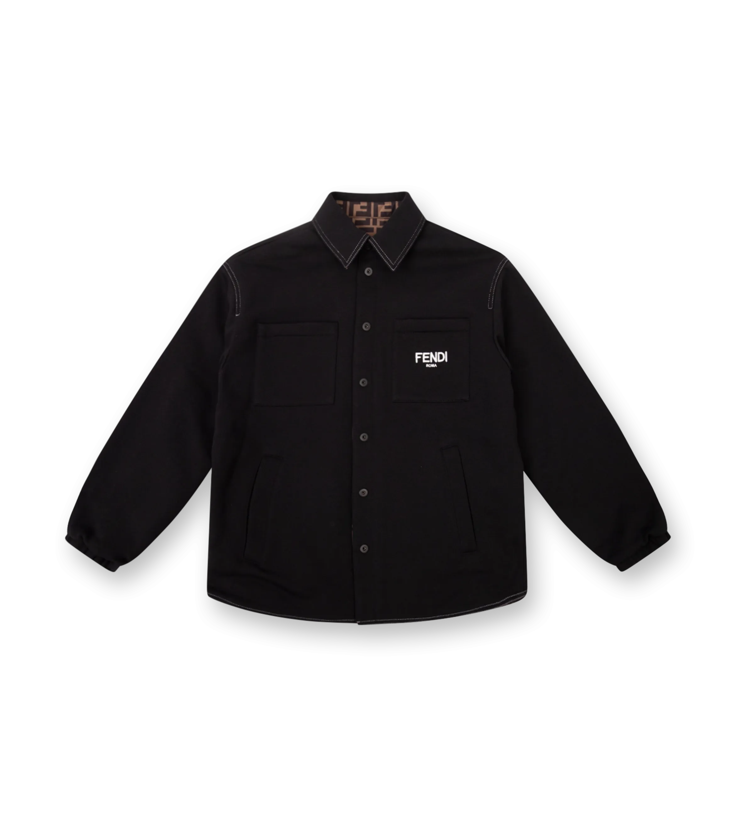 Reversible Shirt Jacket Black