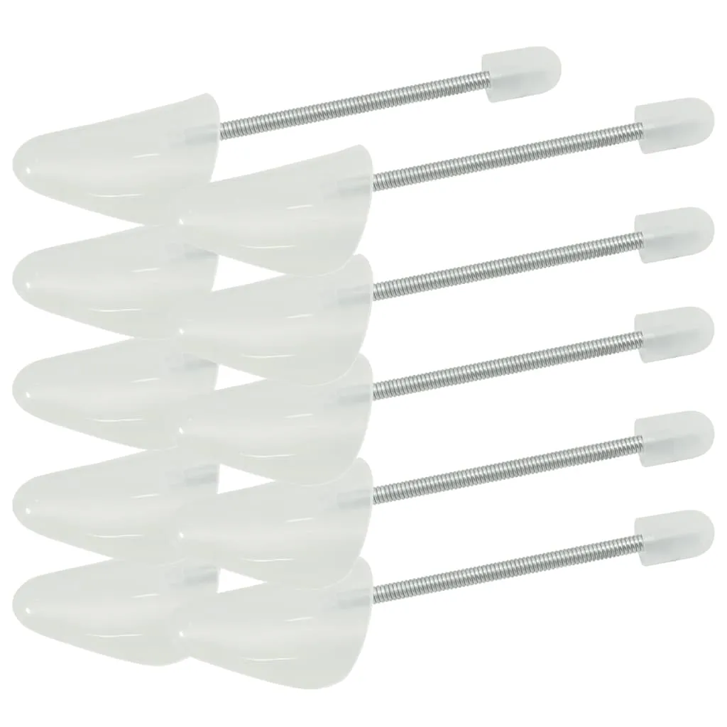 Shoe Trees 5 Pairs White EU 35-38 Plastic